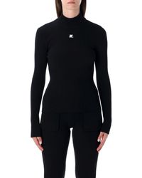 Courreges - Courrèges Sweaters Zwart - Lyst