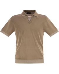 Peserico - Polo en lino y hilo de algodón - Lyst