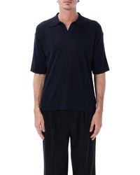 Roberto Collina - T-shirts En Polo's Blauw - Lyst