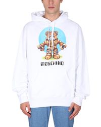 Moschino - Teddy Print Sweatshirt - Lyst