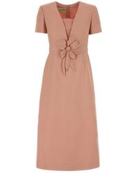 Valentino Garavani - Wool Blend Dress - Lyst