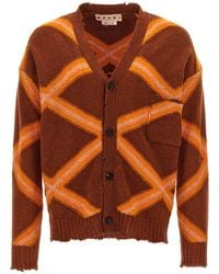Marni - 'broken Macro Argyle' Vest - Lyst