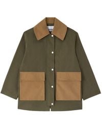 Ganni - Organic Cotton Workwear Jacket - Lyst