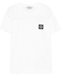 Stone Island - T Shirt With Logo - Lyst