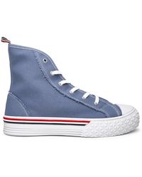 Thom Browne - Sneakers In Lichtblauw Canvas - Lyst