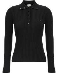 Courreges - Polo Courrreges "Classic Rib" - Lyst