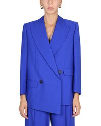 McQueen - Structured Double-Breasted Jacket - Lyst