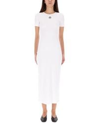Marine Serre - Midi Dress "Moon - Lyst