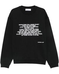 Oamc Peacemaker - Crewneck Stencil Print - Lyst
