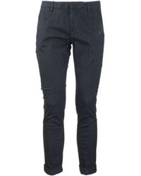 Dondup - Gaubert Slim Fit Gabardine Trousers - Lyst