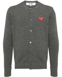 COMME DES GARÇONS PLAY - Wool Cardigan - Lyst