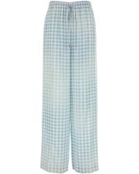 Ermanno Scervino - Printed Silk Pyjama Pant - Lyst