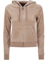 Juicy Couture - Cotton Velvet Hoodie - Lyst