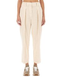 Brunello Cucinelli - Regular Fit Trousers For - Lyst