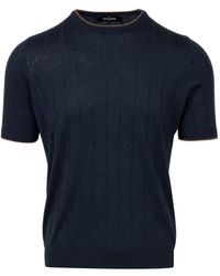 Gran Sasso - Pullover Blau+Braun - Lyst