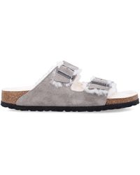 Birkenstock - Platte Schoenen - Lyst