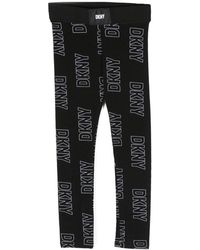 DKNY - Allover Logo Leggings - Lyst