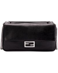 Fendi - Baguette Large Leather Shoulder Bag - Lyst