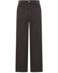 Ami Paris - Corduroy Wide-Leg Trousers - Lyst