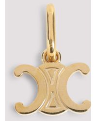 Celine - Mini Triomphe Charm Necklace - Lyst
