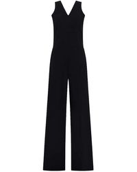 Rrd - Crepe Wide-Leg Jumpsuit - Lyst