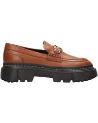 Hogan - Sandalen Leer Bruin - Lyst