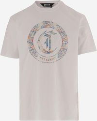 Just Cavalli - Cotton T Shirt With Print - Lyst
