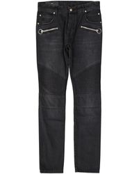 Balmain - Jeans slim in cotone - Lyst