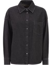 Weekend by Maxmara - Wkdfoggia Katoenen Denim Overhemd - Lyst