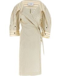 Nude - Striped Shirt Dress Dresses - Lyst