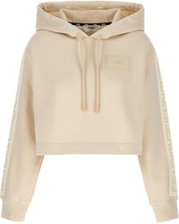 Fendi - Mirror Felpe Bianco-Donna - Lyst