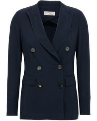 Alberto Biani - Double-Breasted Blazer Blazers - Lyst