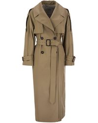 Max Mara - Max Mara De Kubus Otello Druppelbestendig Katoen Over Trench Jas - Lyst
