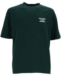 Drole de Monsieur - Dark Bold Slogan T Shirt - Lyst