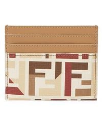 Fendi - Card Holder Roma Polyurethane Wallets & Purses - Lyst