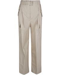 Prada - Hoge Taille Broek - Lyst