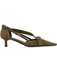 Prada - Army Canvas Pumps - Lyst