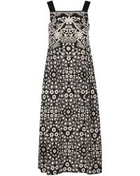 Weekend by Maxmara - Wkimoli – Lange Katoenen Jurk Met Print - Lyst