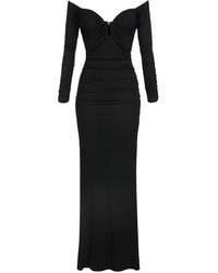 Elisabetta Franchi - Long Evening Dress - Lyst