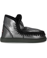 Mou - ESKIMO Microglitter Black Sneaker - Lyst