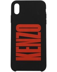 KENZO - Porta Iphone Xs Max Uomo Pvc Nero/Rosso - Lyst