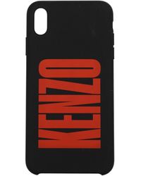 KENZO - Porta Iphone Xs Max Uomo Pvc Nero/Rosso - Lyst