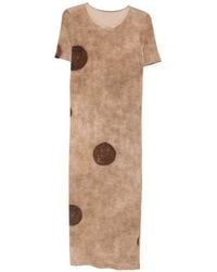 Uma Wang - Short Sleeved Midi Dress With Polka Dot Print - Lyst