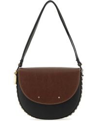 Stella McCartney - Two-Tone Alter Mat Medium Frayme Shoulder Bag - Lyst