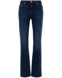 7 For All Mankind - Mid Rise Jeans - Lyst