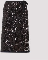 Prada - Polyamide Midi Skirt - Lyst