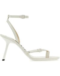 Loewe - Paula's Ibiza Leather Paula S Ibiza Petal Sandals - Lyst