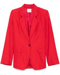 Forte Forte - Blazer Mit Fallendem Revers - Lyst