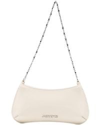 Jacquemus - Le Petit Bisou Chaine Leather Shoulder Bag - Lyst