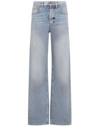 Saint Laurent - Baggy Denim Jeans - Lyst